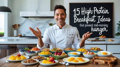 15 High-Protein Breakfast Ideas That Prevent Mid-Morning Hunger 15 High-Protein Breakfast Ideas That Prevent Mid-Morning Hunger