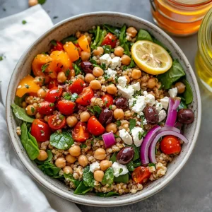 Mediterranean Farro Bowl