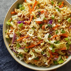 ramen noodle salad with cabbage