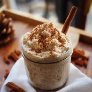 cinnamon roll overnight oats