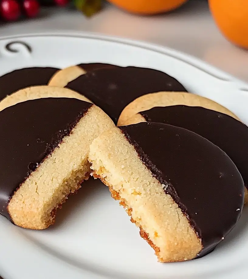 Chocolate Orange Shortbread Cookies Chocolate Orange Shortbread Cookies