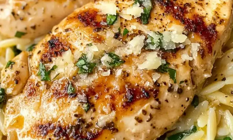 Creamy Lemon Chicken Orzo (30-Minutes) Creamy Lemon Chicken Orzo (30-Minutes)