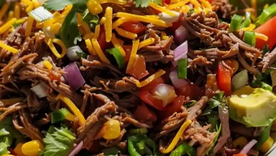 Taco Salad with Shredded Beef Taco Salad with Shredded Beef