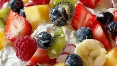 No Bake Cheesecake Fruit Salad No Bake Cheesecake Fruit Salad