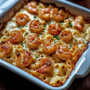 Shrimp Scampi Pasta Bake