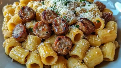 Garlic Butter Sausage Pasta (30-Minutes) Garlic Butter Sausage Pasta (30-Minutes)