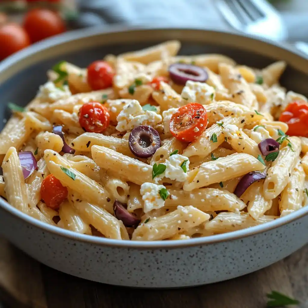Greek Pasta with Feta