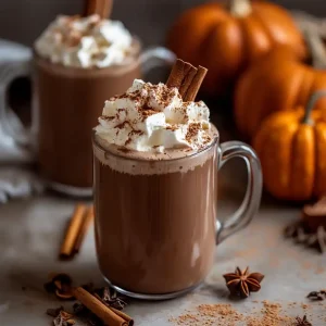 Pumpkin Spice Hot Chocolate