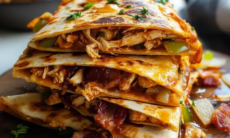 BBQ Bacon Rooster Quesadillas (25-Minutes) BBQ Bacon Rooster Quesadillas (25-Minutes)