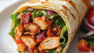 BBQ Ranch Hen Wrap Recipe (20-Minutes) BBQ Ranch Hen Wrap Recipe (20-Minutes)