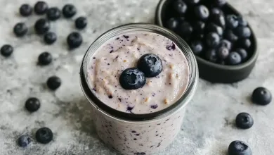 Blueberry Overnight Oats (Easy & Healthy)