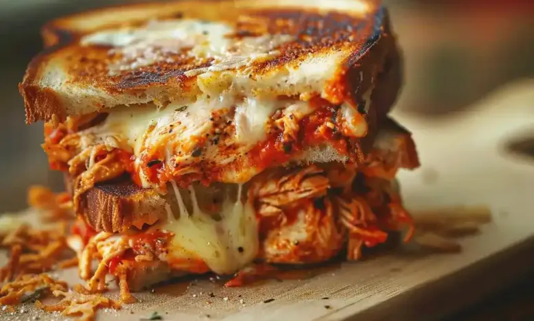 Chicken Parmesan Grilled Cheese Sandwich Chicken Parmesan Grilled Cheese Sandwich