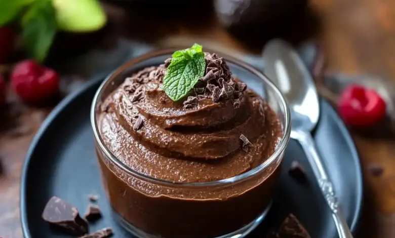 Chocolate Avocado Mousse Chocolate Avocado Mousse