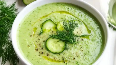 Chilly Cucumber Soup with Yogurt and Dill Chilly Cucumber Soup with Yogurt and Dill