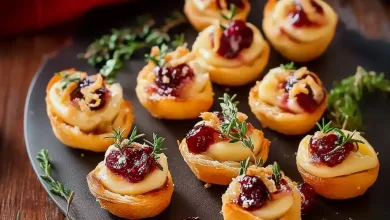 Cranberry Brie Bites Recipe
