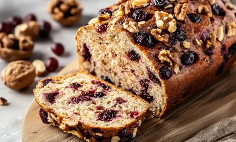 Cranberry Walnut Bread Recipe