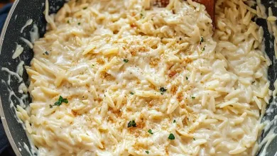 Creamy Garlic Parmesan Orzo (25-Minutes) Creamy Garlic Parmesan Orzo (25-Minutes)