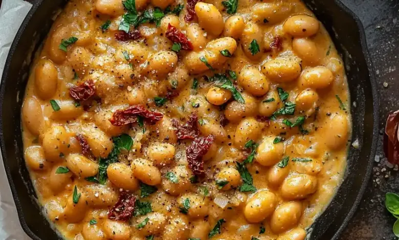 Creamy Tuscan Marry Me Butter Beans (30-Minutes)