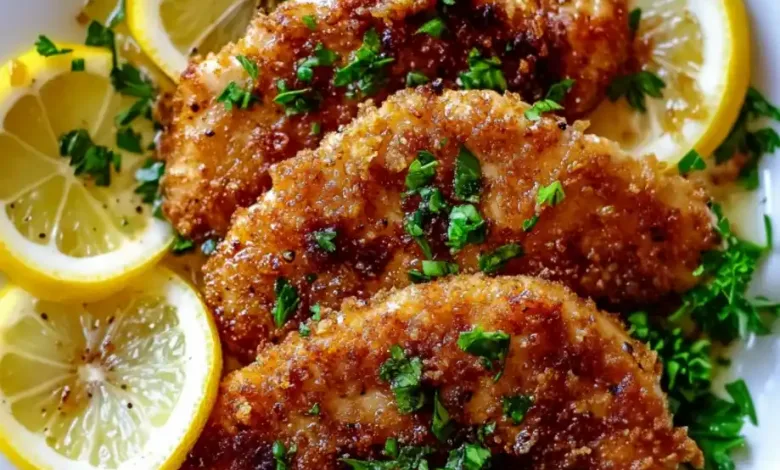 Crispy Lemon Pepper Chicken Cutlets (30-Minutes)
