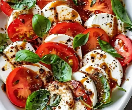 Straightforward Caprese Salad