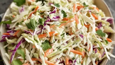 Simple Cilantro Lime Coleslaw Recipe (10-Minutes) Simple Cilantro Lime Coleslaw Recipe (10-Minutes)