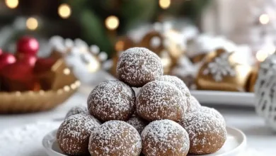 Gingerbread Snowball Cookies Recipe Gingerbread Snowball Cookies Recipe