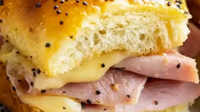Glazed Ham and Cheese Sliders