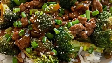 Ground Beef and Broccoli Stir Fry Ground Beef and Broccoli Stir Fry