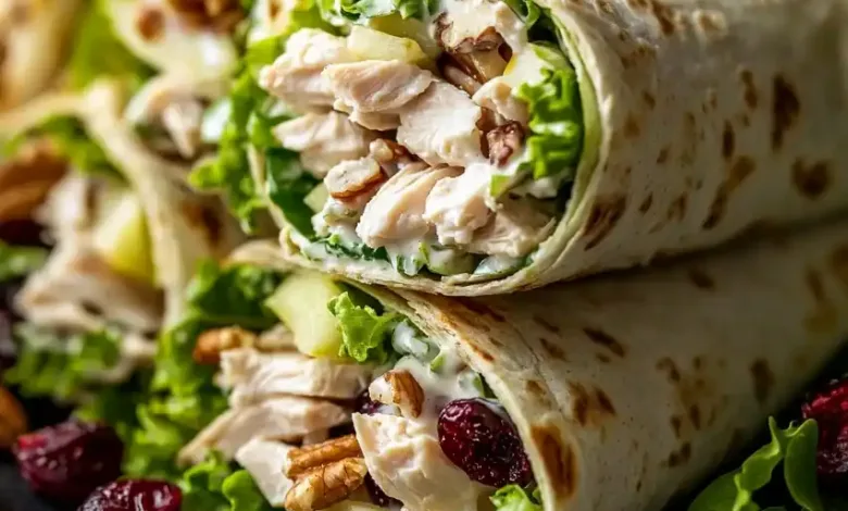 Wholesome Hen Apple Salad Wraps