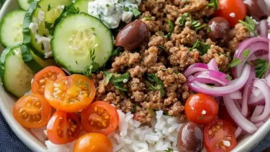 Wholesome Greek Floor Turkey Rice Bowl (25-Minutes) Wholesome Greek Floor Turkey Rice Bowl (25-Minutes)