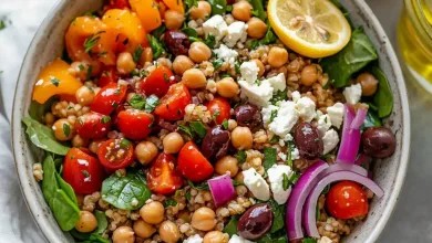 Wholesome Mediterranean Farro Bowl Wholesome Mediterranean Farro Bowl