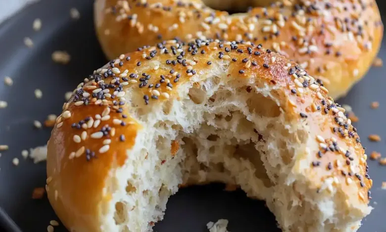 Excessive Protein Greek Yogurt Bagels (Straightforward & Wholesome)
