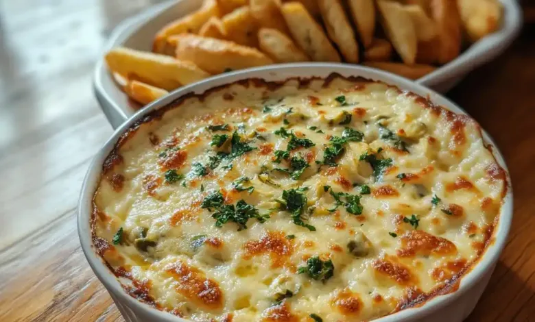 Homemade Spinach and Artichoke Dip Recipe