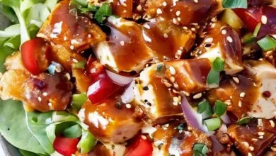 Honey Sizzling Hen Salad Honey Sizzling Hen Salad
