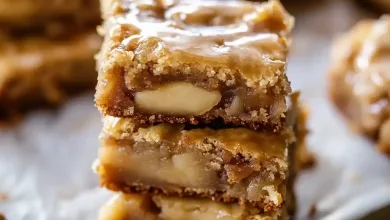 Maple Glazed Apple Blondies Maple Glazed Apple Blondies