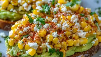 Mexican Road Corn Avocado Toast (15-Minutes) Mexican Road Corn Avocado Toast (15-Minutes)