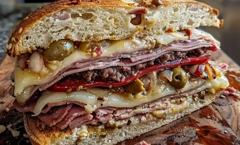 Muffaletta Sandwich Recipe Muffaletta Sandwich Recipe