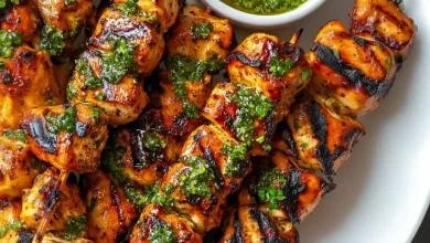 Peruvian Grilled Rooster Skewers Peruvian Grilled Rooster Skewers