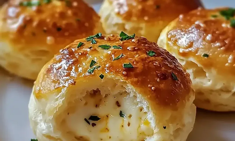 Pillsbury Biscuit Garlic Butter Cheese Bombs