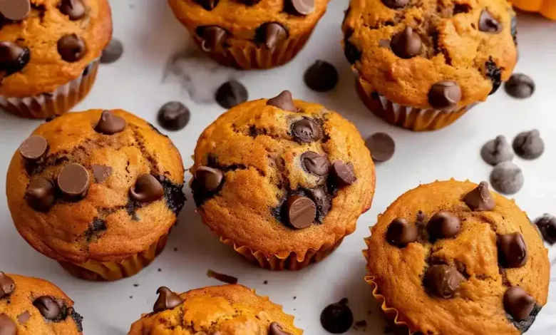 Pumpkin Chocolate Chip Muffins Recipe