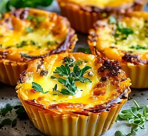Quick & Easy 3 Cheese Frittata Cups