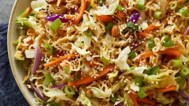 Ramen Noodle Salad with Cabbage (Quick, Crunchy & Delicious)