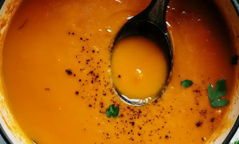 Spiced Carrot and Apple Soup Spiced Carrot and Apple Soup