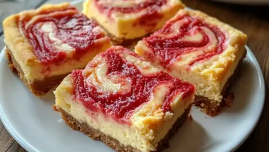 Strawberry Lemon Cheesecake Bars Strawberry Lemon Cheesecake Bars