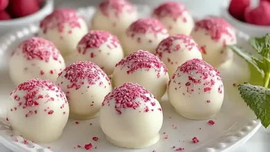 White Chocolate Raspberry Truffles Recipe White Chocolate Raspberry Truffles Recipe