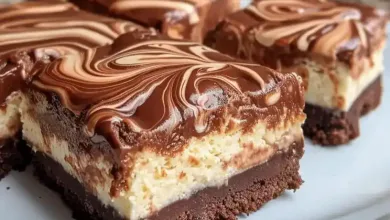 Nutella Cheesecake Bars Nutella Cheesecake Bars