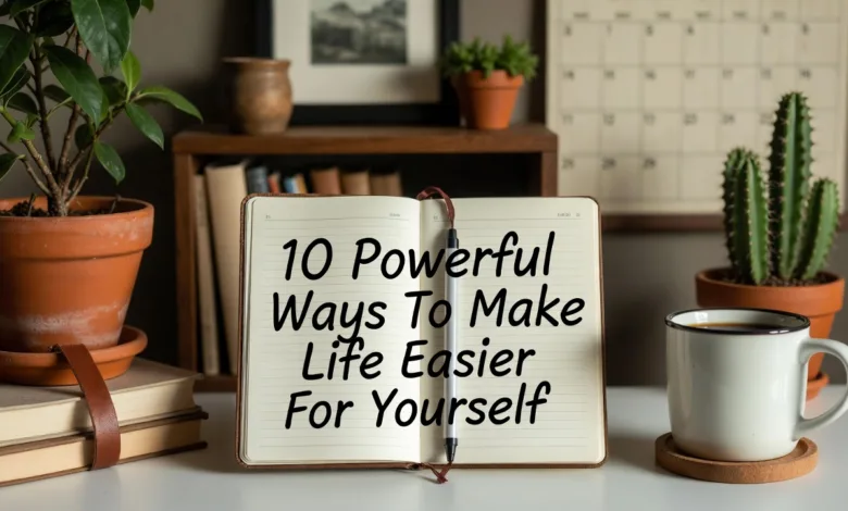 10 Powerful Ways To Make Life Easier For Yourself 10 Powerful Ways To Make Life Easier For Yourself