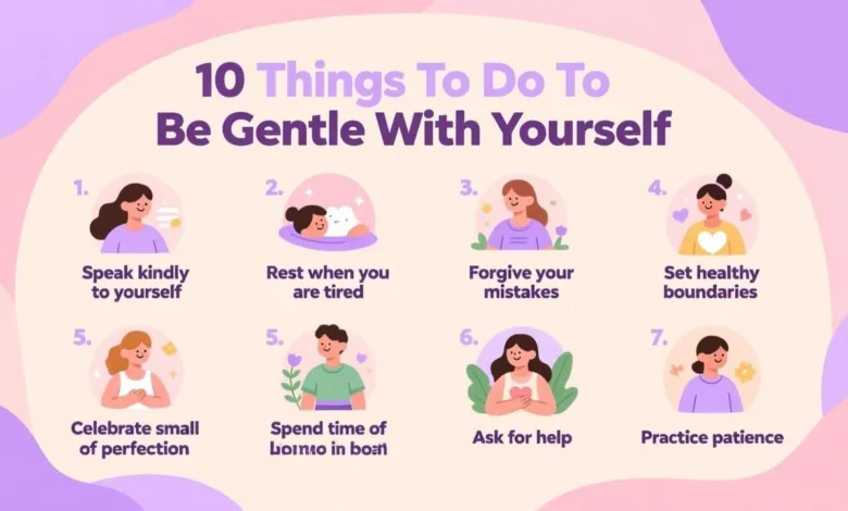 10 Things To Do To Be Gentle With Yourself 10 Things To Do To Be Gentle With Yourself