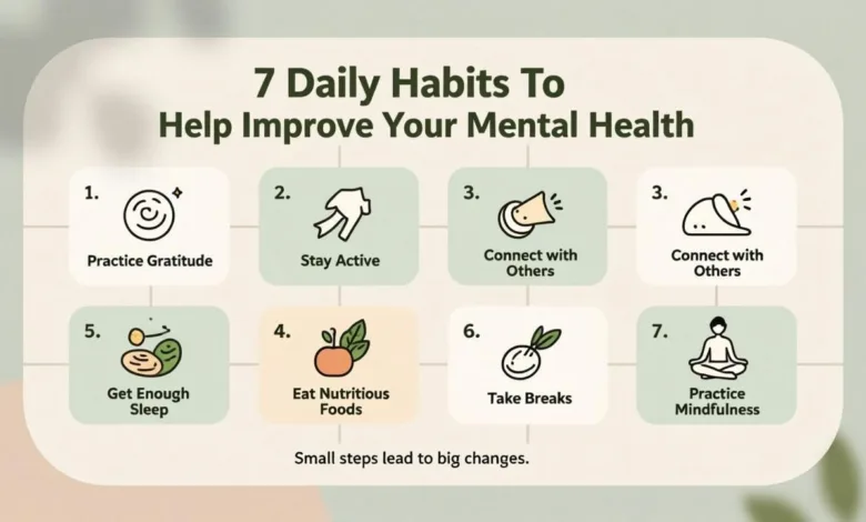 7 Daily Habits To Help Improve Your Mental Health 7 Daily Habits To Help Improve Your Mental Health