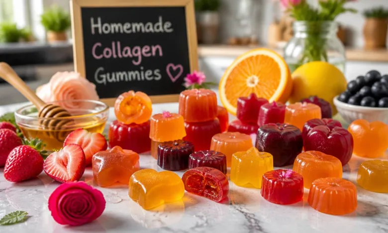 Homemade Collagen Gummies for Skin Glow and Beauty Benefits